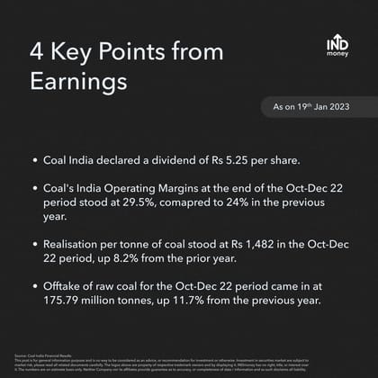 Coal India key earnings insights