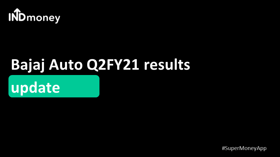 Bajaj Auto Q2 results!