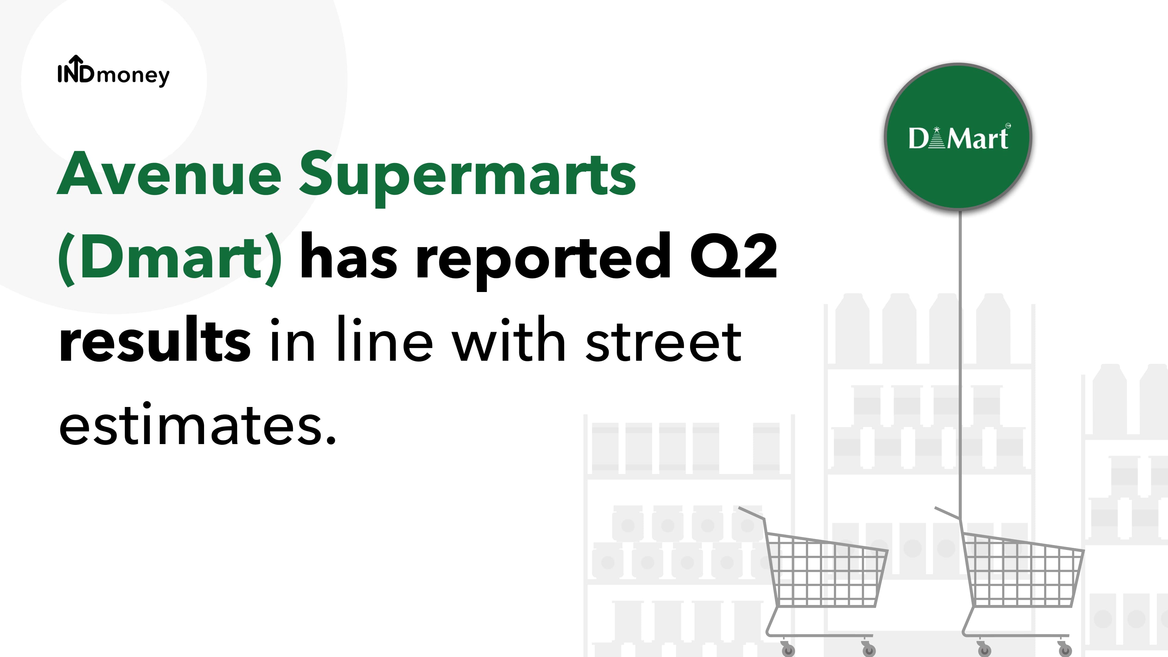 DMart Results: Dmart (Avenue Supermarts) Q2 Results (2021-22), News & More