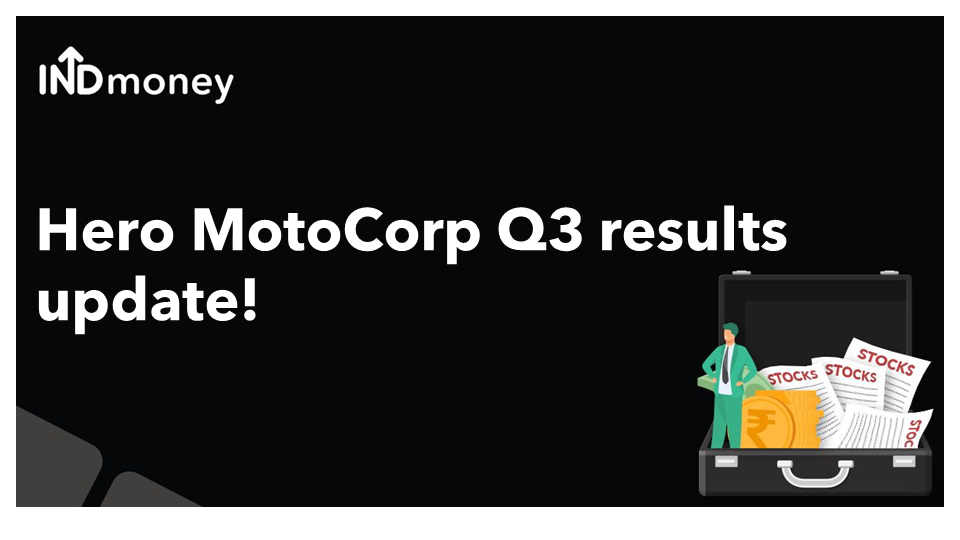 Hero MotoCorp Q3 results update!