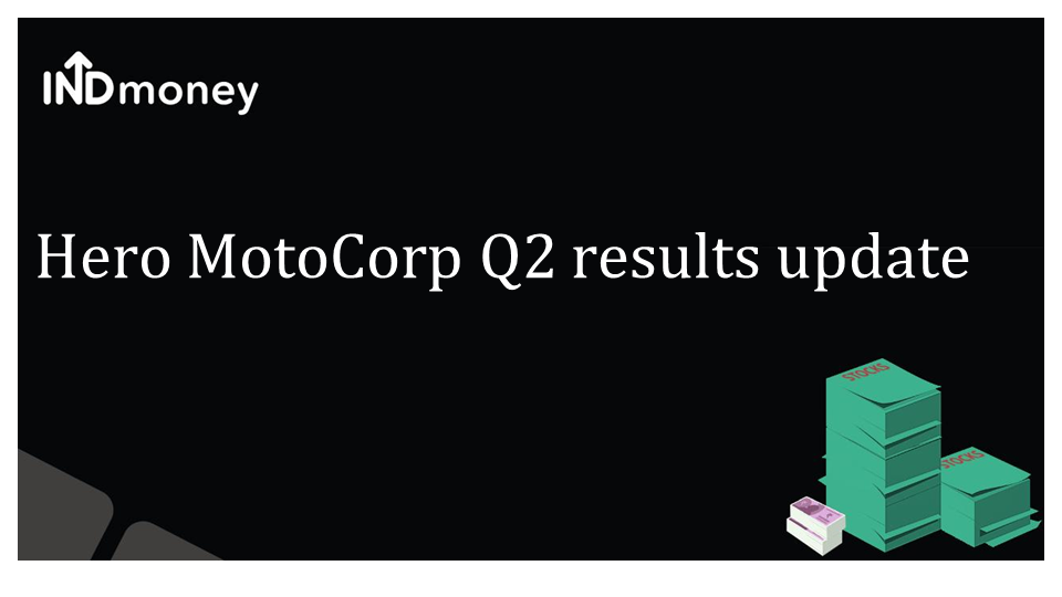 Hero MotoCorp Q2 Results update