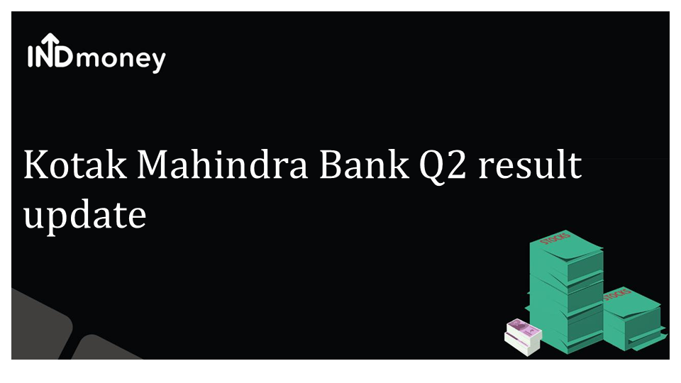Kotak Mahindra Bank Q2 results update