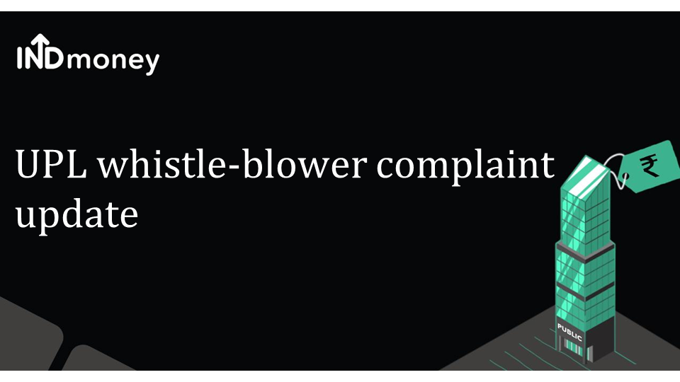 UPL whistleblower complaint update