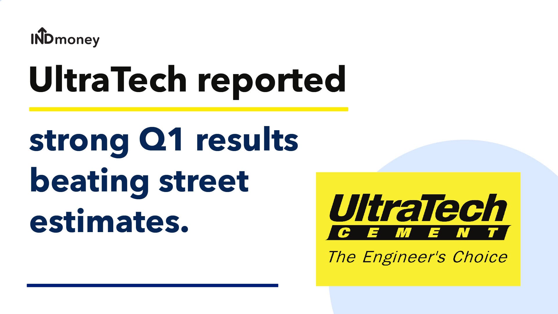 UltraTech Results: Ultratech Cement Quarterly Results (Q1:2021-22),Earnings