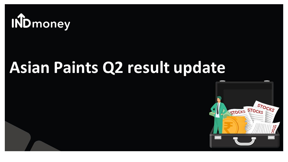 Asian Paints Q2 result update
