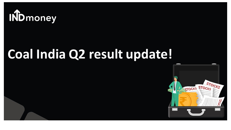 Coal India Q2 result update!