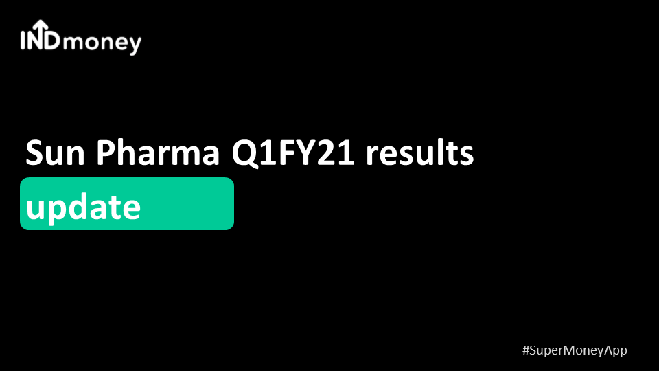 Sun Pharma announces Q1 results