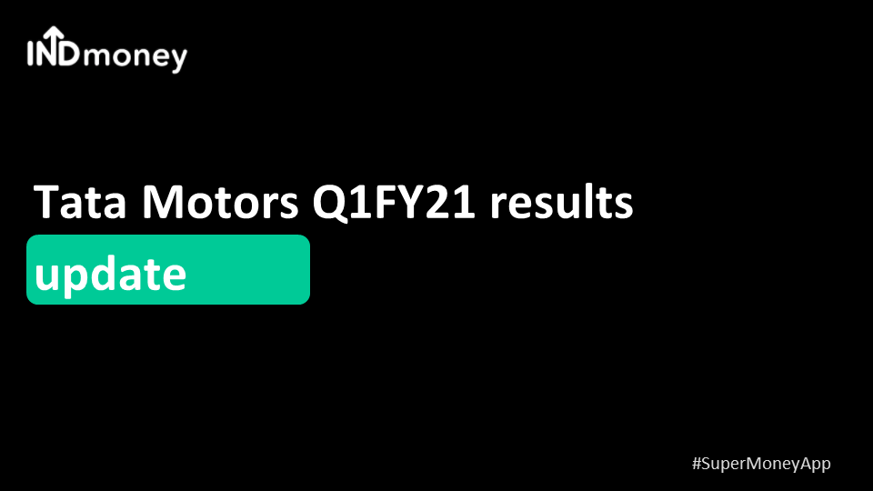 Tata Motors Q1 results update