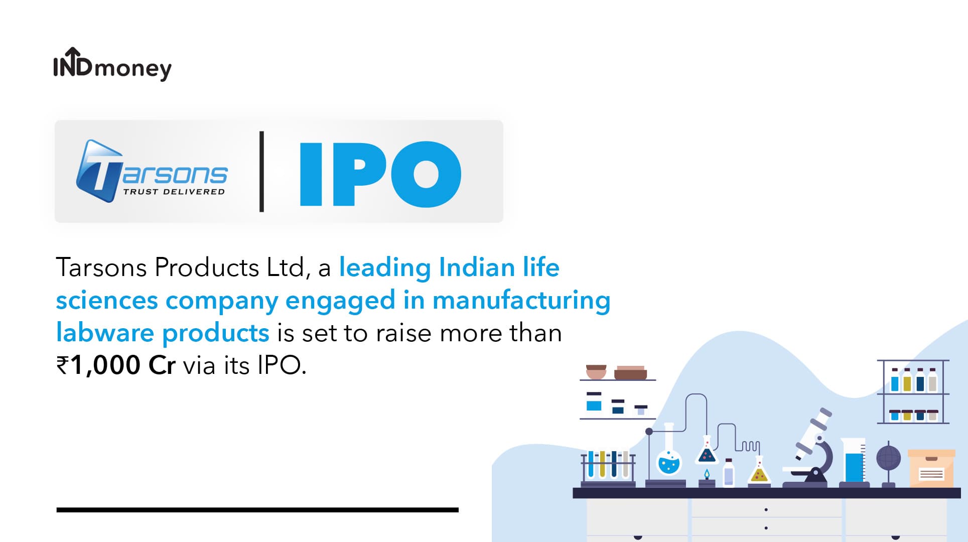 Tarsons Products IPO: Tarsons Products Ltd IPO Date, Price Band, Details & News