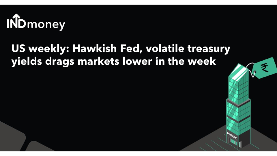 US weekly: Hawkish Fed, volatile treasury yields drags markets lower in the week